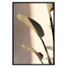 Poster Sunny Rhythm - composition with green plant leaves on a light background 129474 additionalThumb 18