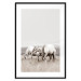 Poster White Horses - autumn composition of animals in a meadow in bright colors 130374 additionalThumb 15