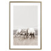 Poster White Horses - autumn composition of animals in a meadow in bright colors 130374 additionalThumb 14