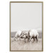 Poster White Horses - autumn composition of animals in a meadow in bright colors 130374 additionalThumb 17