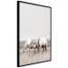 Poster White Horses - autumn composition of animals in a meadow in bright colors 130374 additionalThumb 10