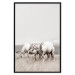 Poster White Horses - autumn composition of animals in a meadow in bright colors 130374 additionalThumb 16