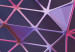 Photo Wallpaper Geometric grid - a combination of triangles in shades of purple and pink 130474 additionalThumb 4