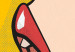 Canvas Colourful lollipop and lips - youth graphic in pop art style 132174 additionalThumb 4
