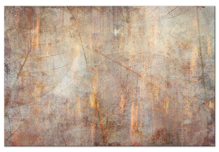 Canvas Print Dance of Senses (1-piece) Wide - abstract leaf texture 134974