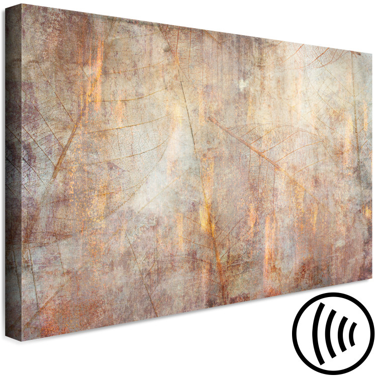 Canvas Print Dance of Senses (1-piece) Wide - abstract leaf texture 134974 additionalImage 6