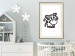 Wall Poster Happy Cow - black small and cute animal on a solid white background 135174 additionalThumb 9