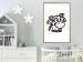 Wall Poster Happy Cow - black small and cute animal on a solid white background 135174 additionalThumb 9