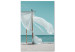 Canvas Art Print Warm Wind (1-piece) Vertical - beach and sea landscape 135274
