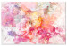 Canvas Flower Explosion (1-piece) Wide - pink flower abstraction 135674
