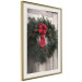 Poster Christmas Wreath - round spruce decoration hung on the door 137974 additionalThumb 19