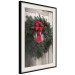 Poster Christmas Wreath - round spruce decoration hung on the door 137974 additionalThumb 20