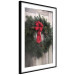 Poster Christmas Wreath - round spruce decoration hung on the door 137974 additionalThumb 15
