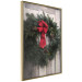 Poster Christmas Wreath - round spruce decoration hung on the door 137974 additionalThumb 16