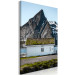 Canvas Cottage under the Rock (1-piece) Vertical - landscape with house against mountain backdrop 138774 additionalThumb 2