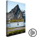 Canvas Cottage under the Rock (1-piece) Vertical - landscape with house against mountain backdrop 138774 additionalThumb 6