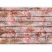 Photo Wallpaper Painted orchids - floral motif on a background of old wooden boards 142774 additionalThumb 1