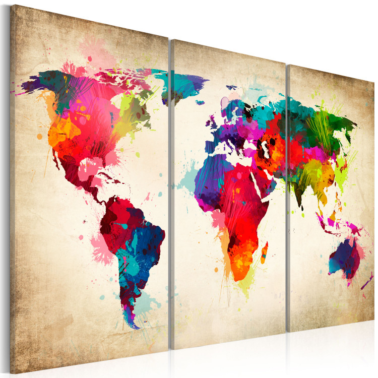 Canvas Rainbow Continents 55274 additionalImage 2