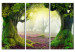 Canvas Art Print Mysterious forest - triptych 58474