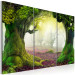 Canvas Art Print Mysterious forest - triptych 58474 additionalThumb 2