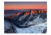 Photo Wallpaper Winter Mountain Landscape - Sunrise over Rocky Mountains 59974 additionalThumb 1