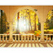 Wall Mural Space - Landscape from a Window with Autumn Trees and Falling Leaves 60574 additionalThumb 5