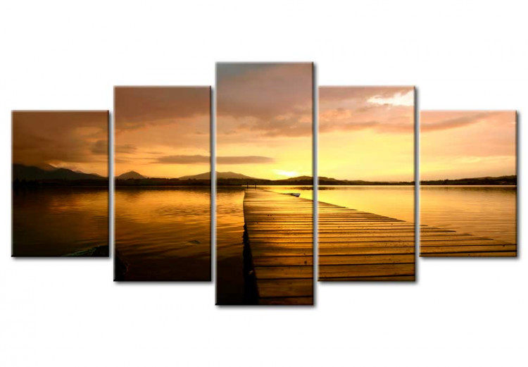 Canvas Print Sunset Island 87874