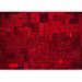 Photo Wallpaper Angular imagery - mosaic of red elements 92074 additionalThumb 1