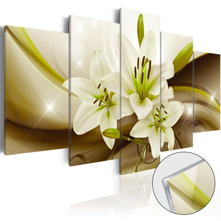 Print On Glass Modern Lily [Glass] 92374