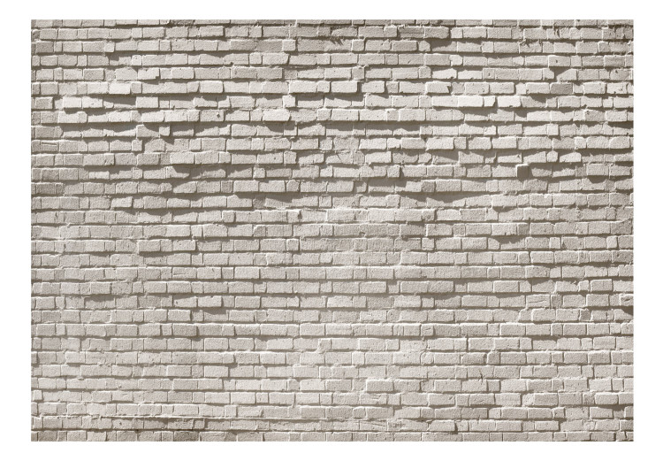 Wall Mural Brick wall - industrial background of regular texture of grey stones 98074 additionalImage 1