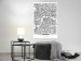 Poster Map of London - black and white map of the capital of the United Kingdom and texts 116384 additionalThumb 17