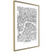 Poster Map of London - black and white map of the capital of the United Kingdom and texts 116384 additionalThumb 11