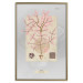 Poster Mysterious Little Tree - abstraction with texts and a plant in pale colors 116884 additionalThumb 16