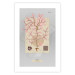 Poster Mysterious Little Tree - abstraction with texts and a plant in pale colors 116884 additionalThumb 19