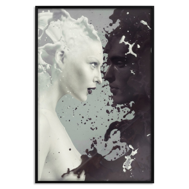 Poster Milk and Chocolate - unique abstraction with a woman and man 121884 additionalImage 18