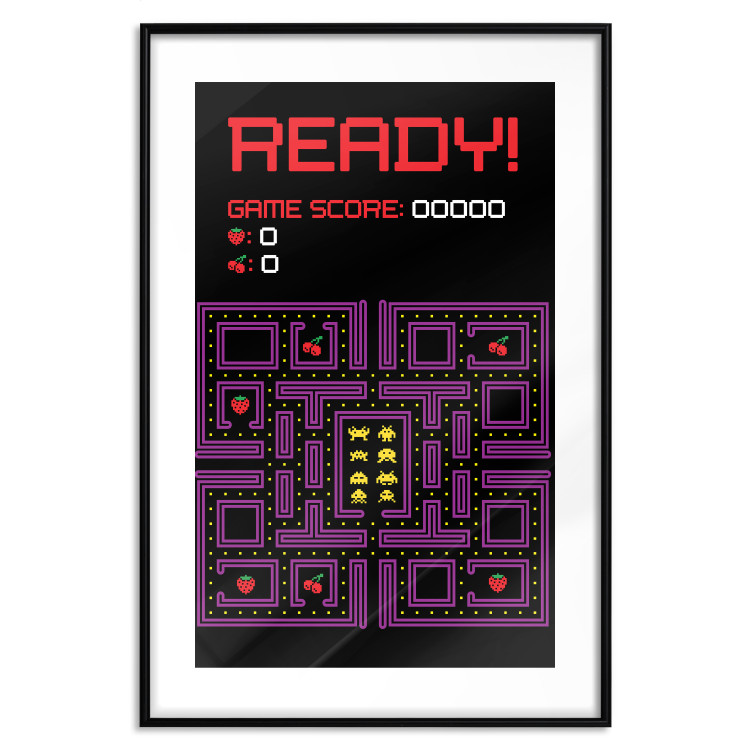 Poster Ready! - English captions and fruit icons on Pacman game map 123584 additionalImage 17