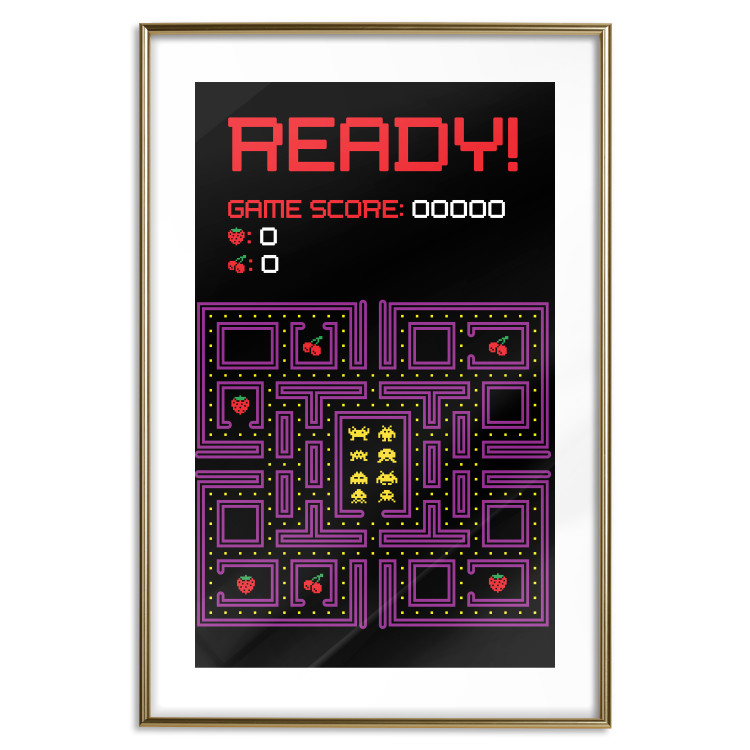 Poster Ready! - English captions and fruit icons on Pacman game map 123584 additionalImage 14