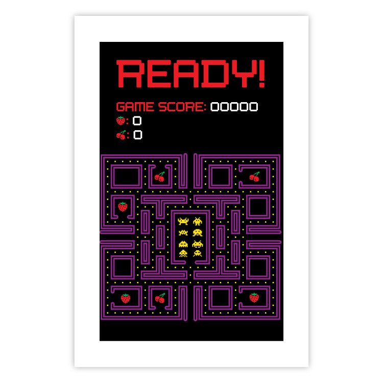 Poster Ready! - English captions and fruit icons on Pacman game map 123584 additionalImage 19