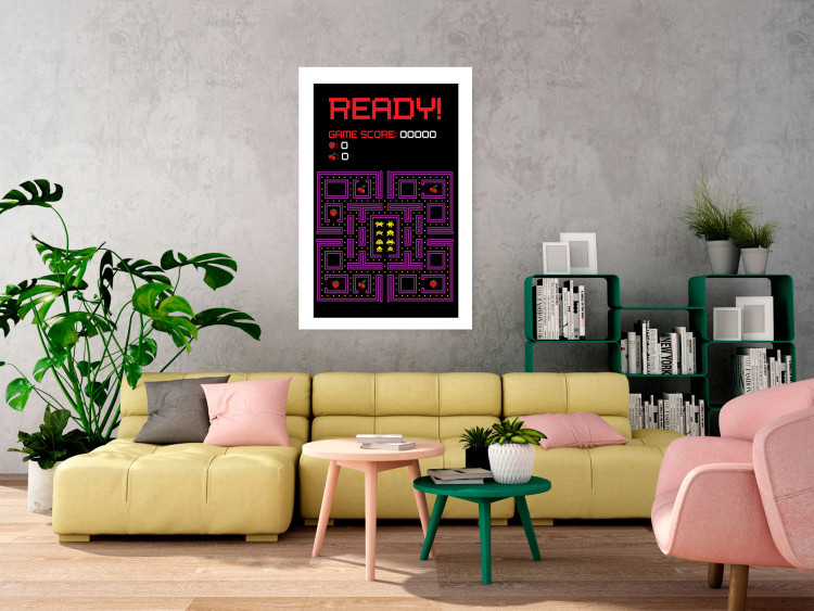 Poster Ready! - English captions and fruit icons on Pacman game map 123584 additionalImage 2
