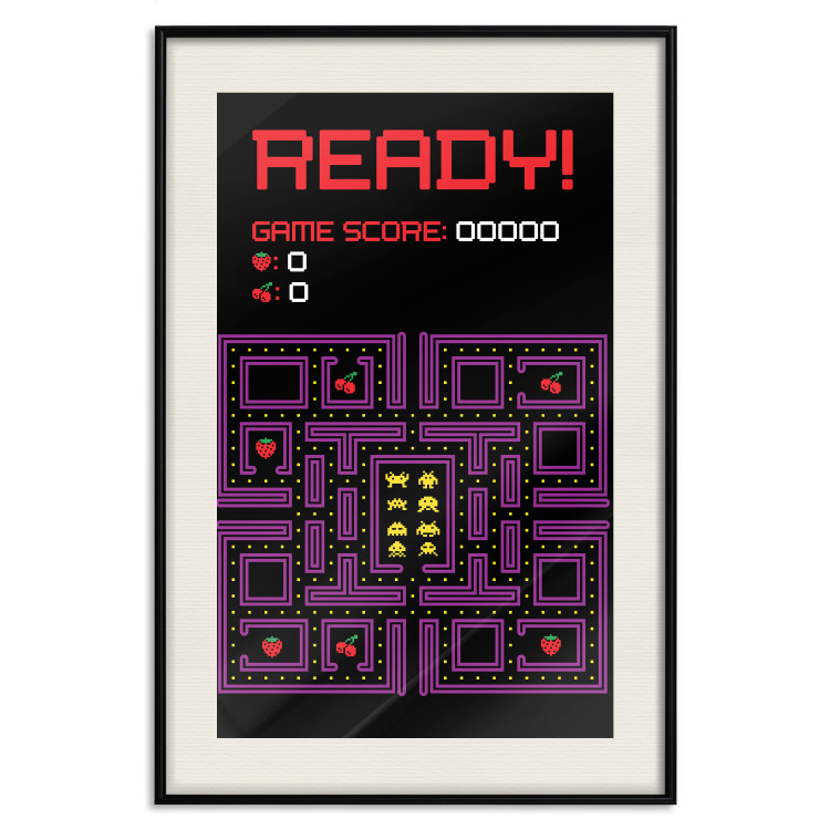 Poster Ready! - English captions and fruit icons on Pacman game map 123584 additionalImage 18
