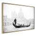 Wall Poster Gondola Ride - photograph of Venice architecture in black and white motif 123984 additionalThumb 12
