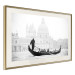 Wall Poster Gondola Ride - photograph of Venice architecture in black and white motif 123984 additionalThumb 2