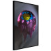 Wall Poster Layers of Abstract - purple-blue abstraction with a golden interior 125684 additionalThumb 10