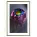 Wall Poster Layers of Abstract - purple-blue abstraction with a golden interior 125684 additionalThumb 14