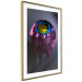 Wall Poster Layers of Abstract - purple-blue abstraction with a golden interior 125684 additionalThumb 6