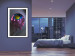 Wall Poster Layers of Abstract - purple-blue abstraction with a golden interior 125684 additionalThumb 4