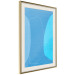 Poster Shapes of Blue - abstract blue composition of shapes and lines 126484 additionalThumb 3