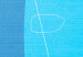 Poster Shapes of Blue - abstract blue composition of shapes and lines 126484 additionalThumb 11