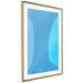 Poster Shapes of Blue - abstract blue composition of shapes and lines 126484 additionalThumb 9