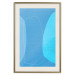 Poster Shapes of Blue - abstract blue composition of shapes and lines 126484 additionalThumb 20